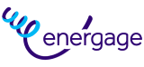 Logo of energage, featuring a stylized lowercase 